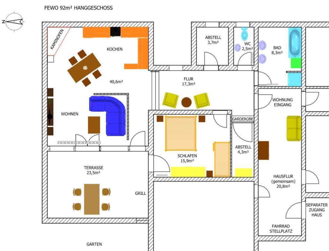 Ferienwohnung Leupolz Wangen im Allgäu Habitación foto